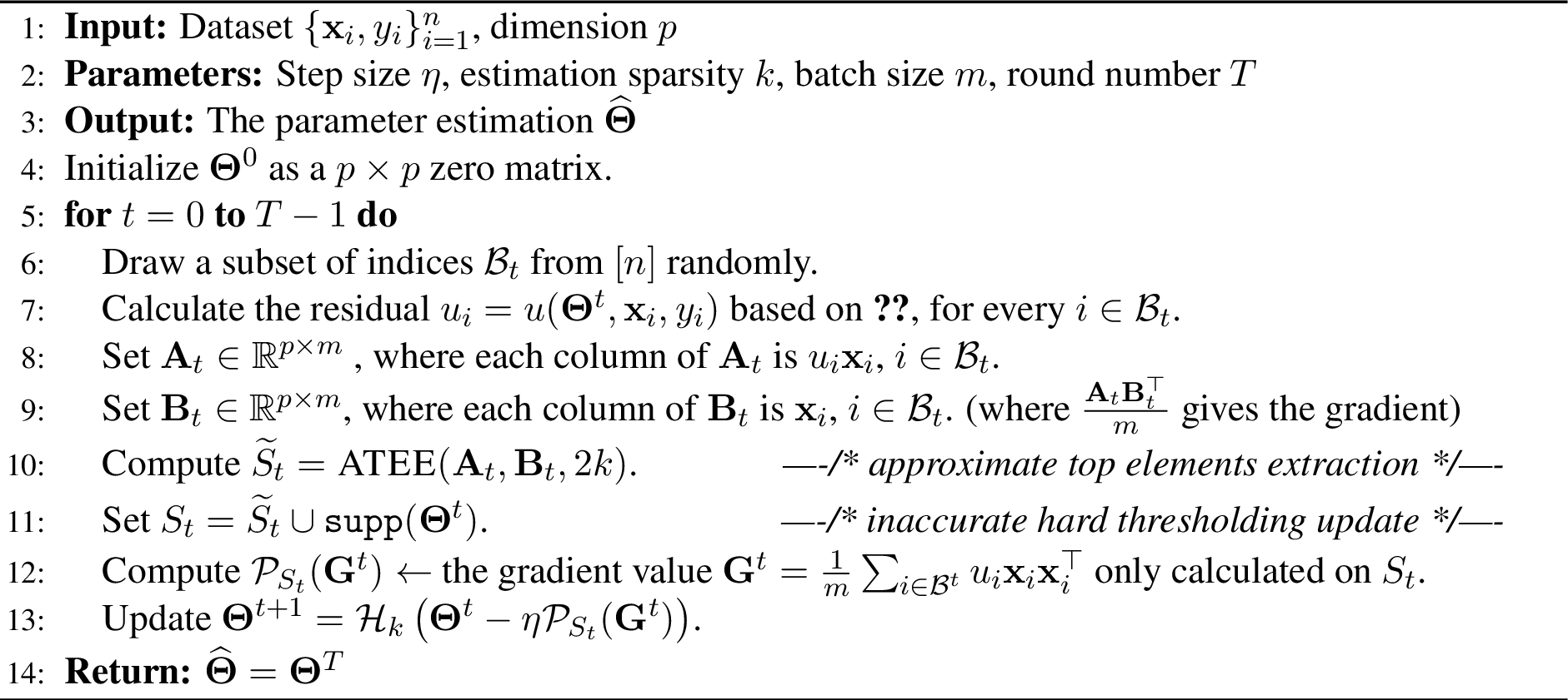 Figure 1: Interaction Hard Thresholding (IntHT)