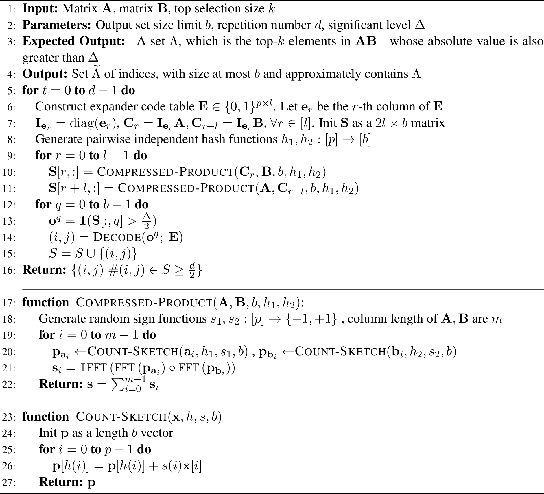 Figure 5: Approximate Top Elements Extraction (ATEE-Formal)