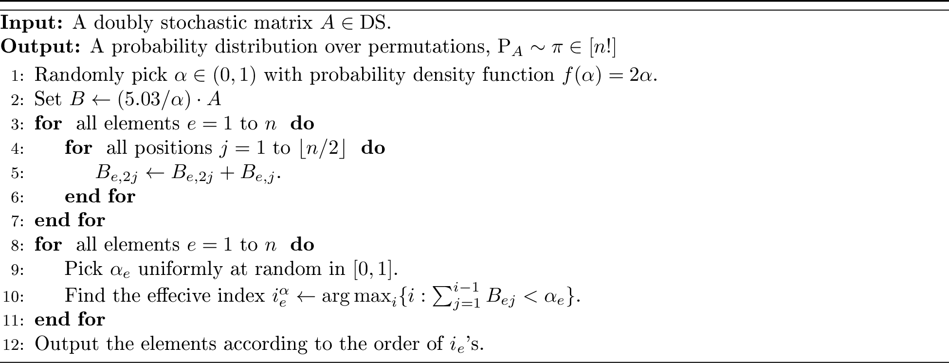 Figure 5: Converting Doubly Stochastic Matrices to Probability Distributions over Permutations