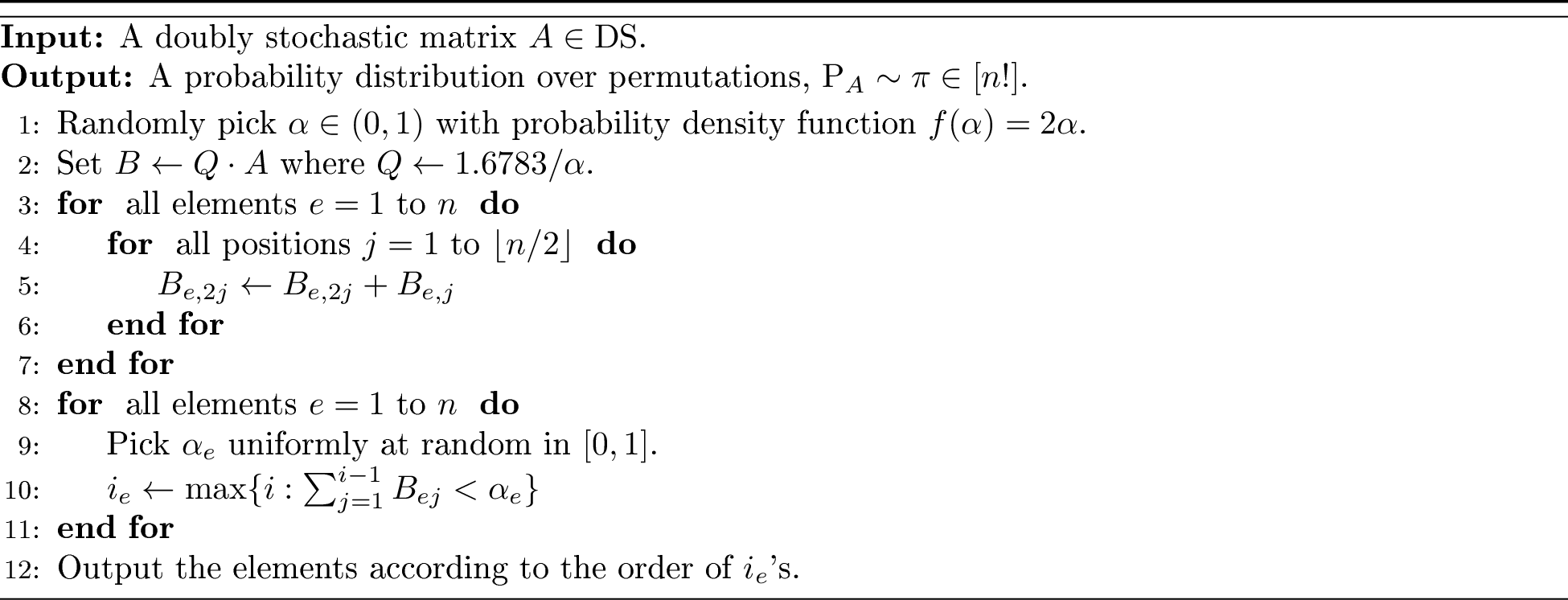 Figure 6: Converting Doubly Stochastic Matrices to Probability Distribution (the case of MSSC)