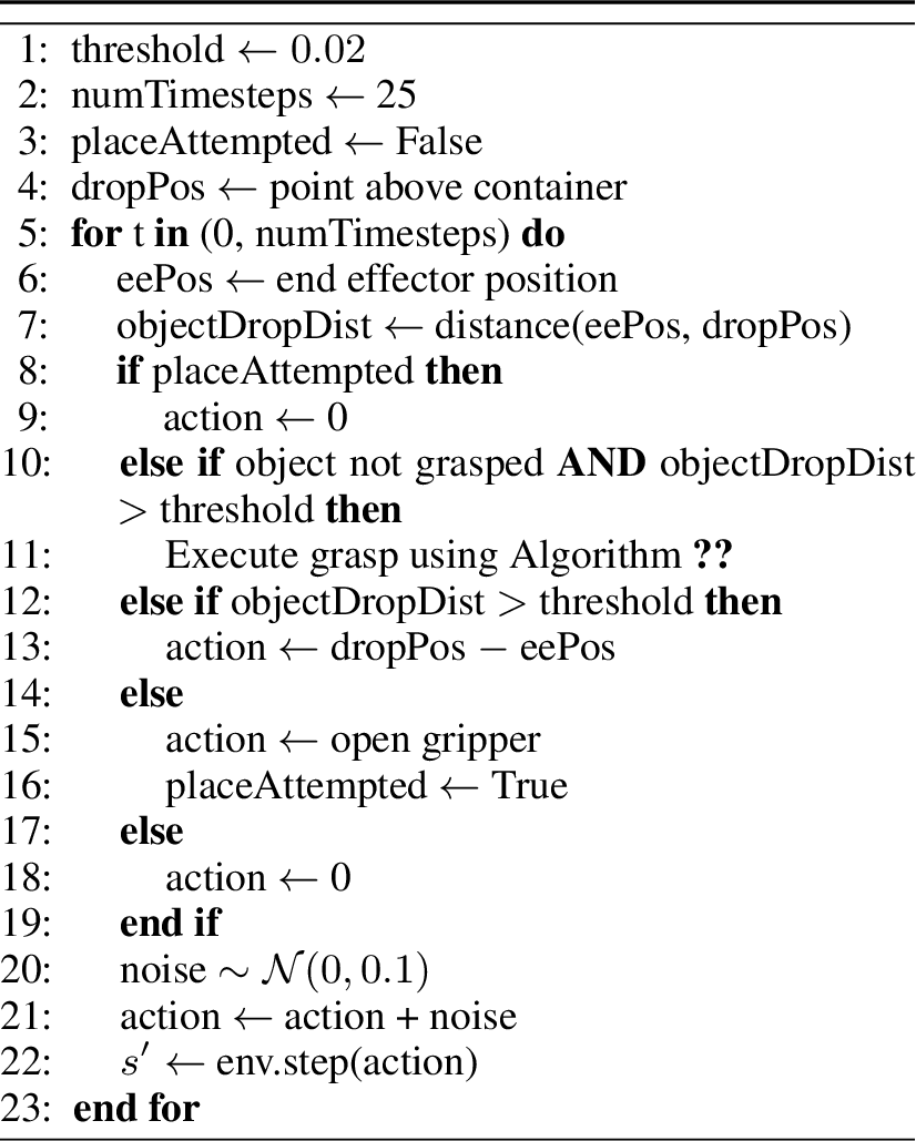 Figure 13: Scripted Pick and Place