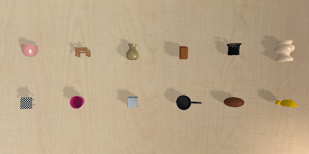 Figure 15: Test objects