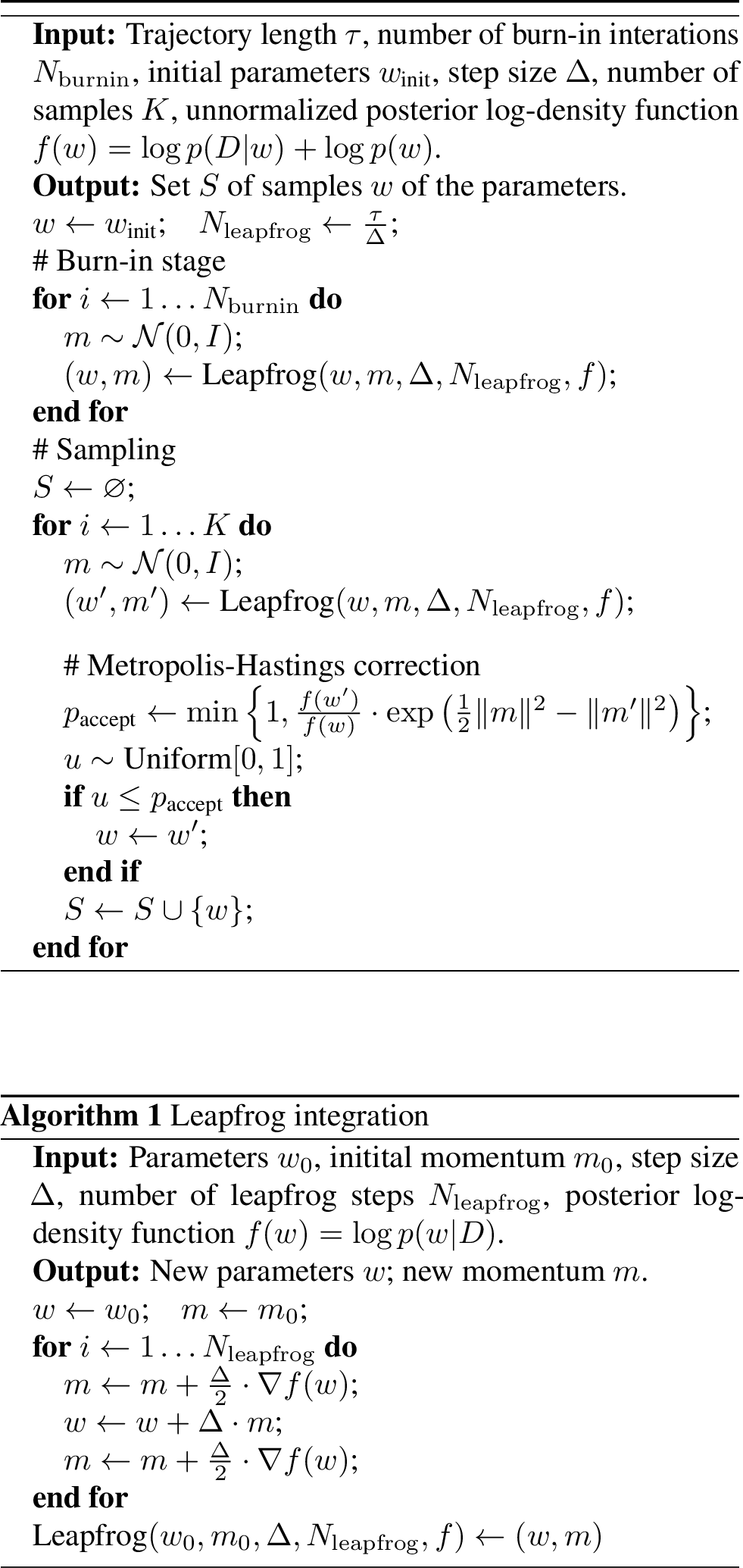 Figure 11: Hamiltonian Monte Carlo