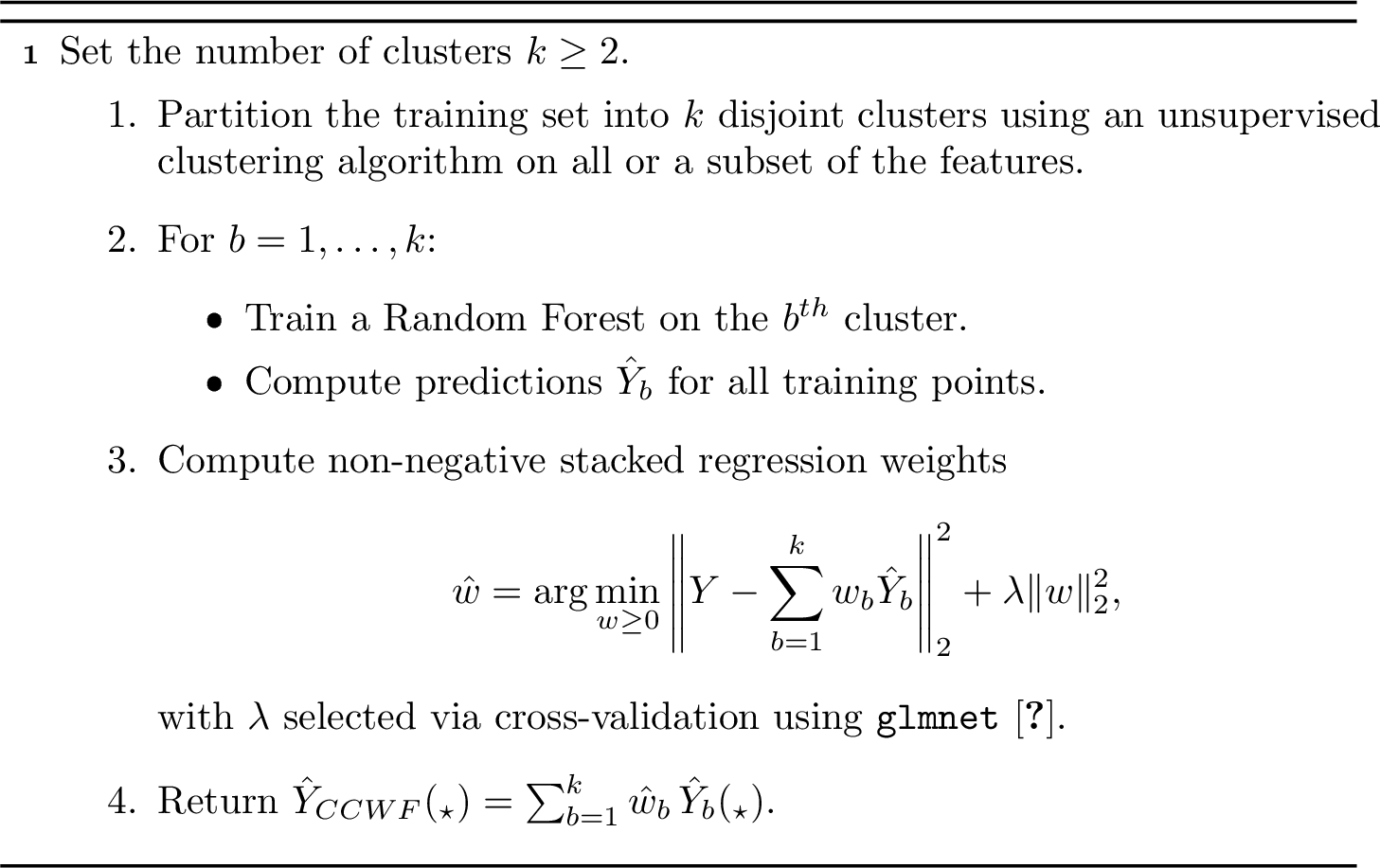Figure 1: Cross-Cluster Weighted Forest (CCWF)