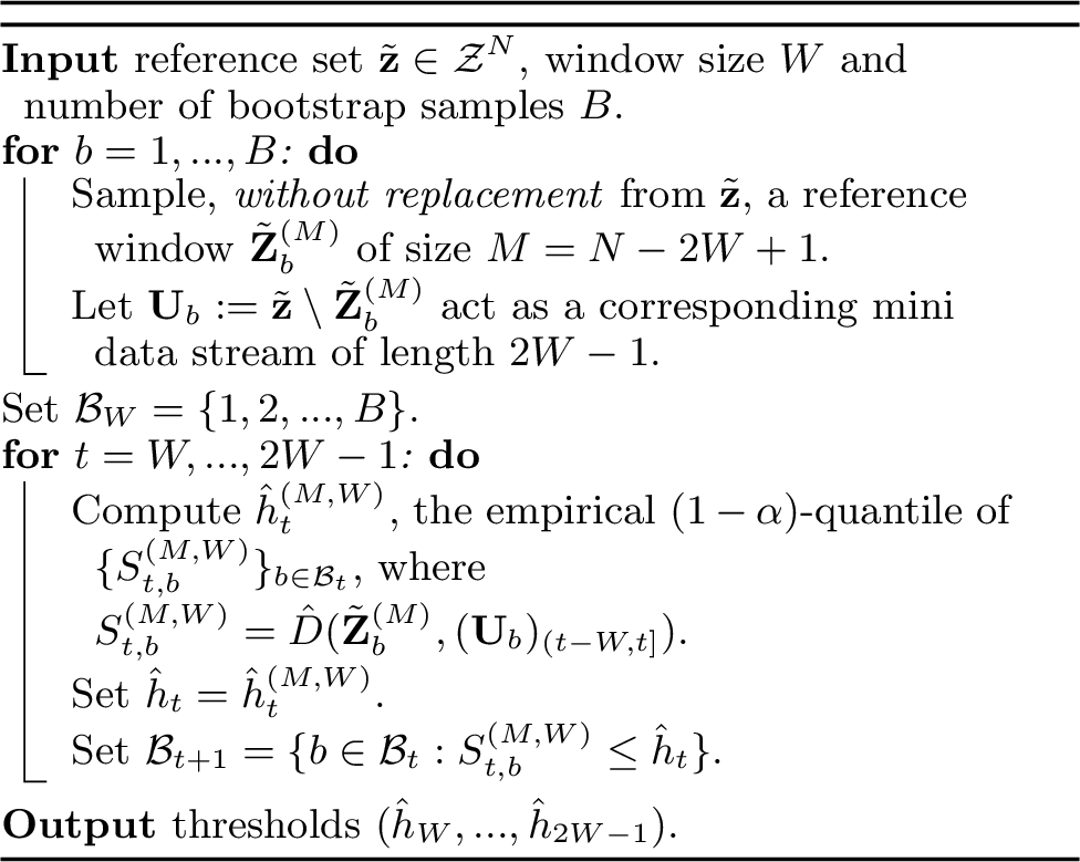 Figure 4: CALM threshold configuration