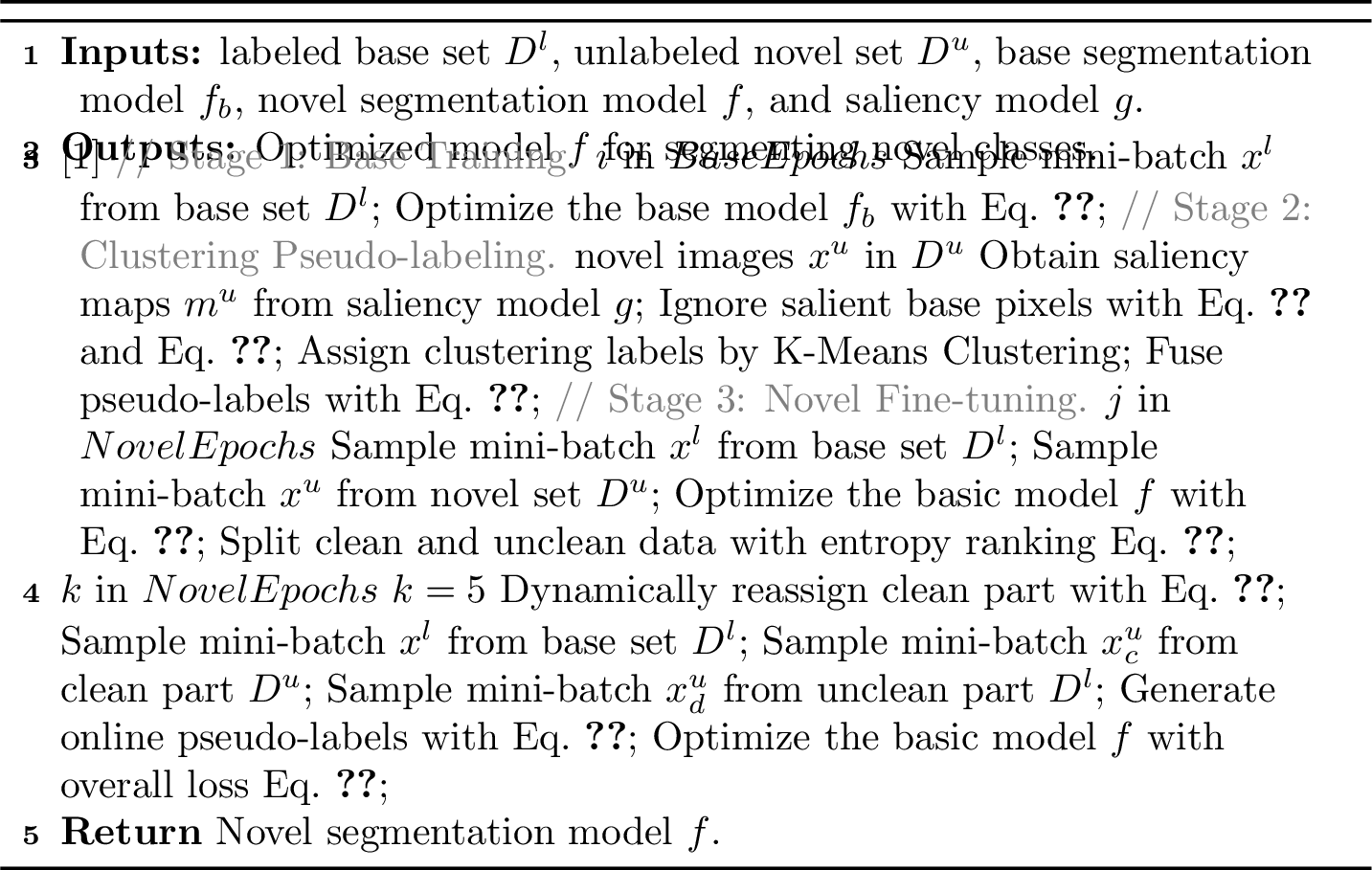 Figure 4: The training procedure of EUMS framework.