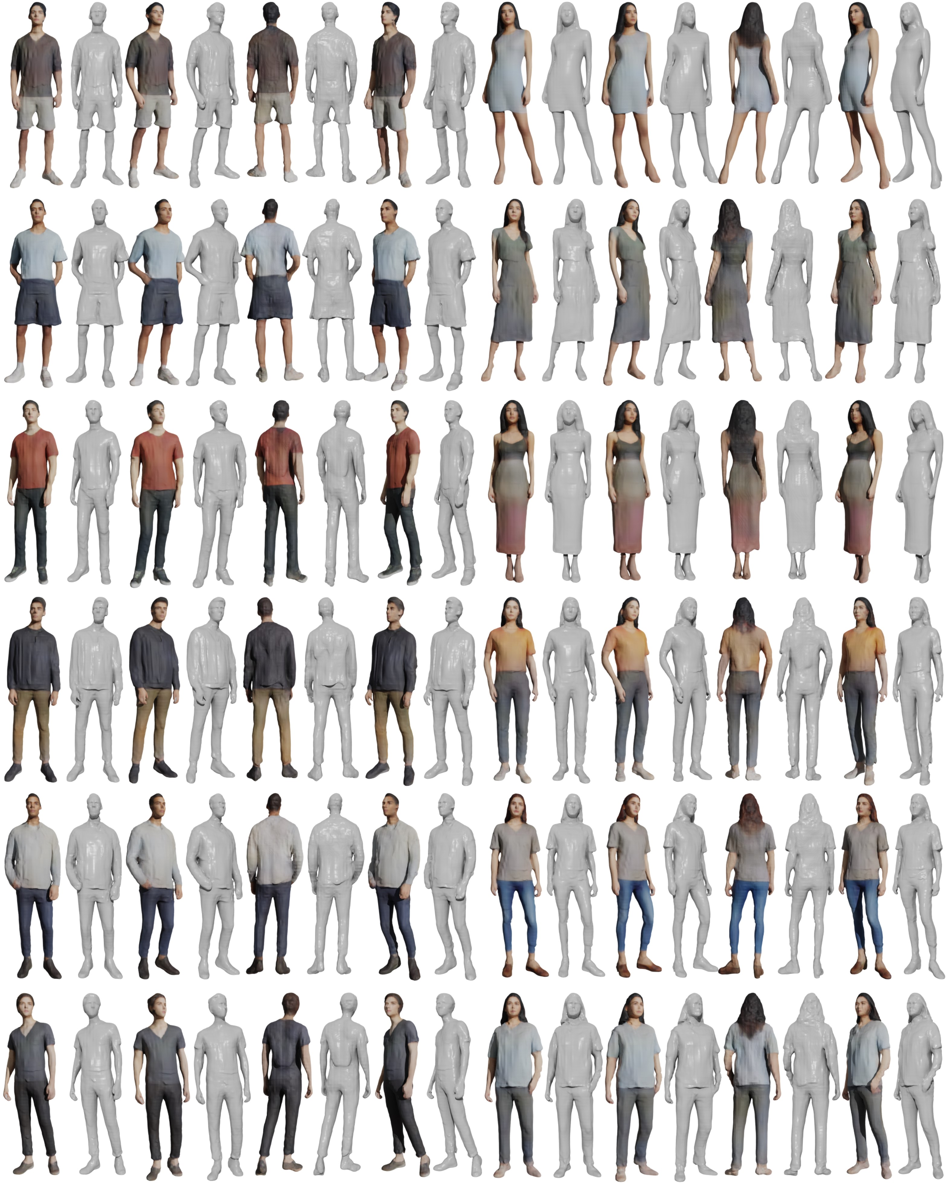 Figure 9: Visualization multi-view images rendering by blender.