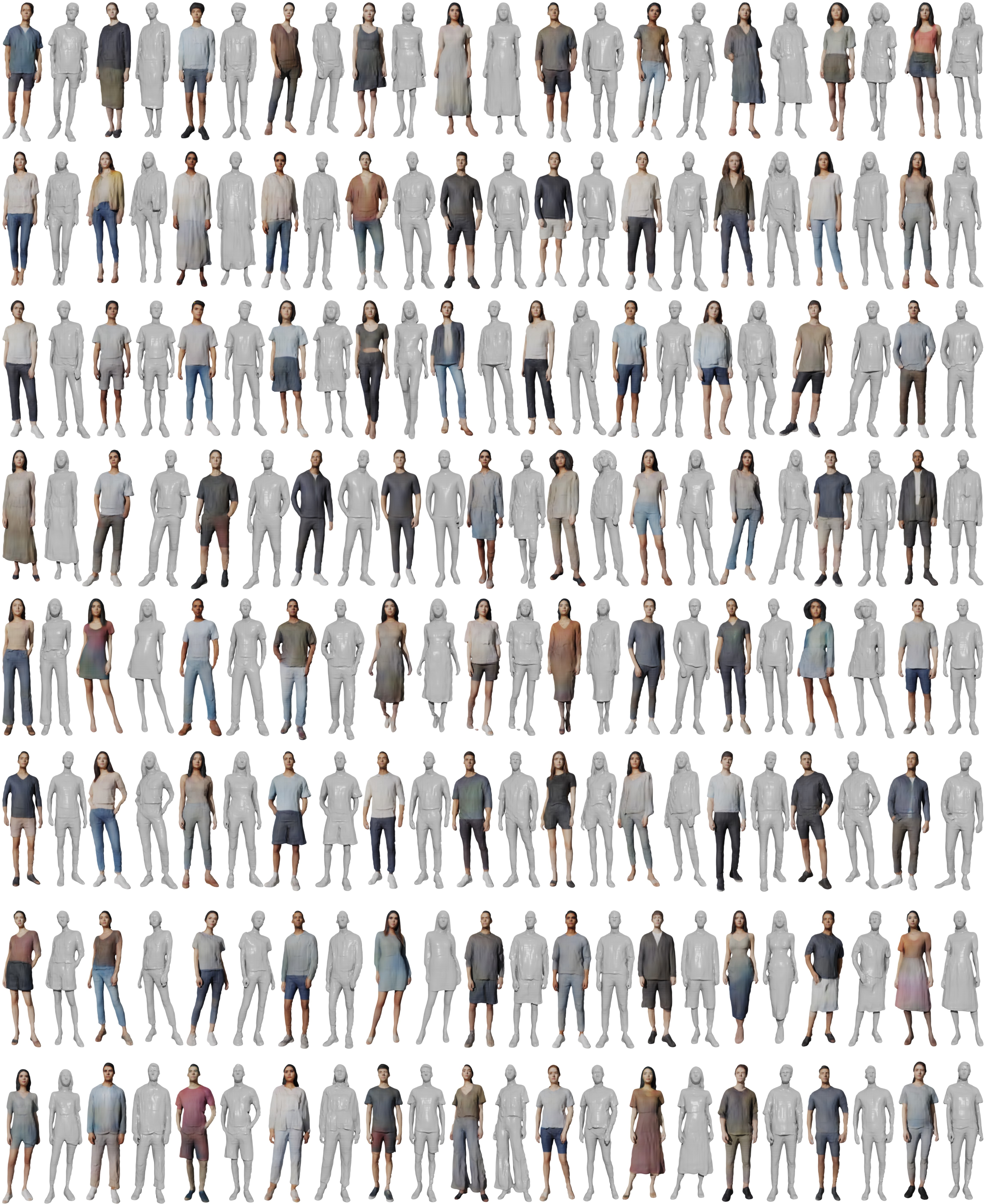 Figure 10: Visualize the results of generated textured mesh.