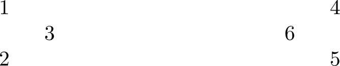 Figure 1: An example instance with 6 agents and k=3 for which a PF outcome does not exist.