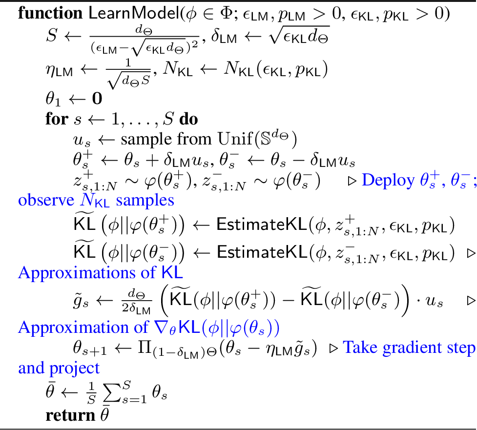 Figure 3: Learn a model that approximately induces a given distribution parameter \phi