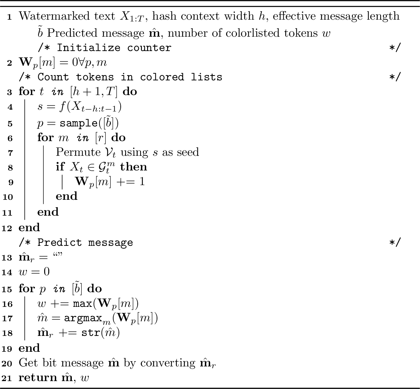 Figure 7: Message Decoding