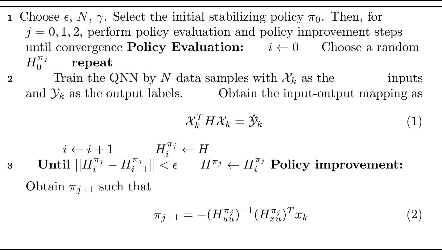 Figure 3: Solving LQR with QNN and Q-learning