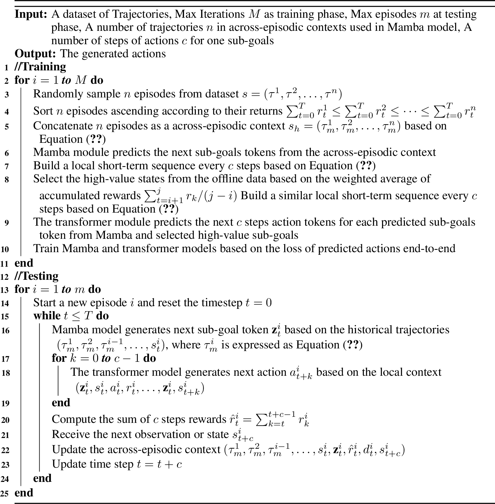 Figure 5: Decision Mamba-Hybrid.