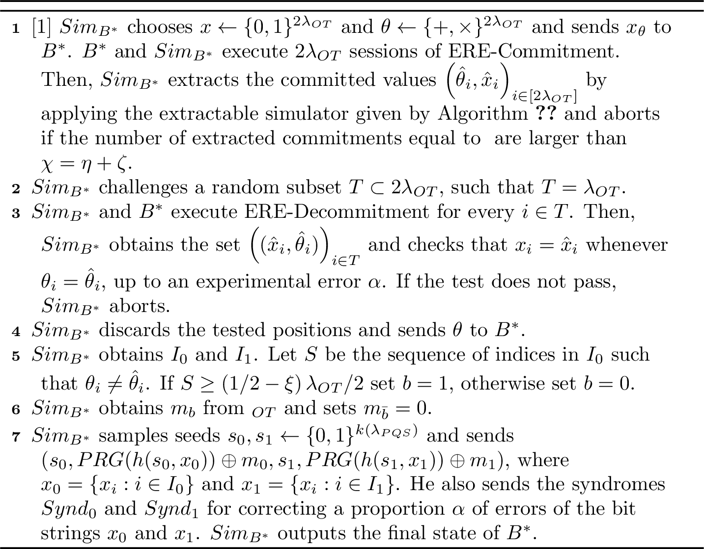 Figure 7: Simulator \text{Sim}_{B^*}