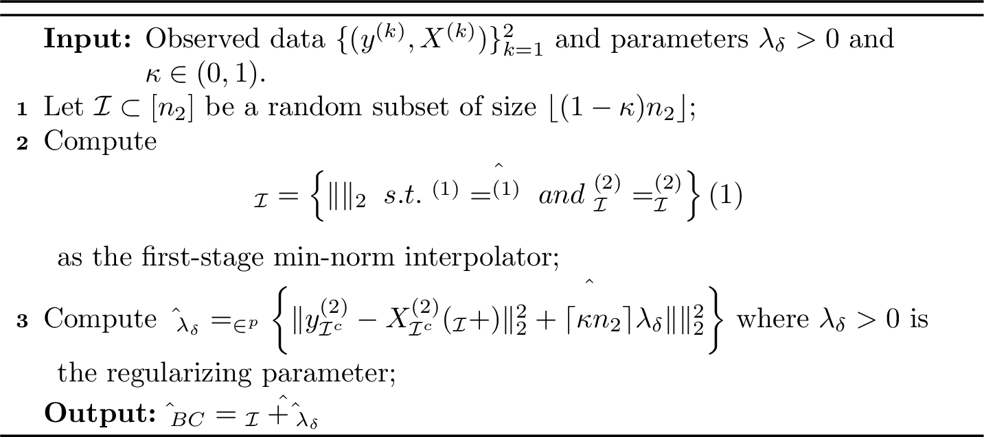 Figure 4: Bias-corrected estimator