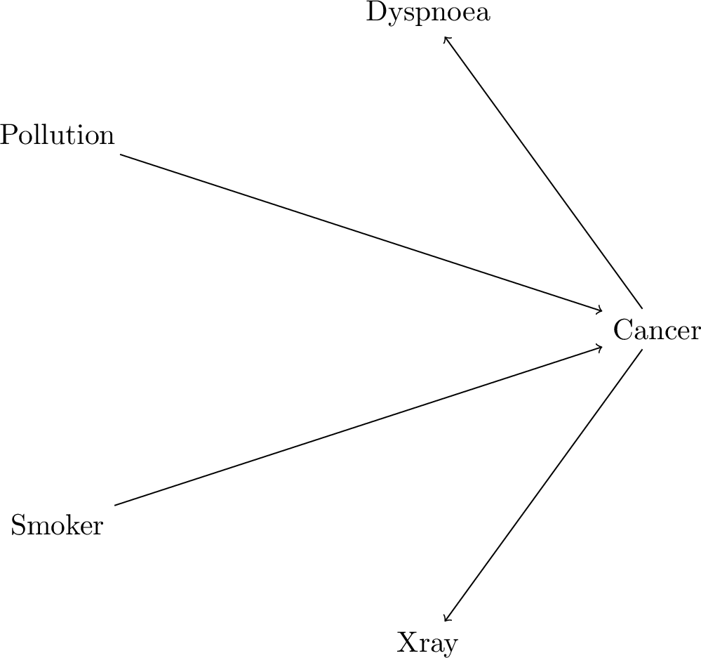 Figure 22: Cancer DAG