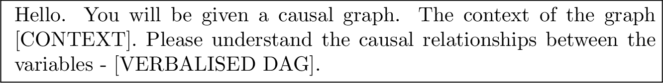 Figure 29: Base prompt to describe the causal graph