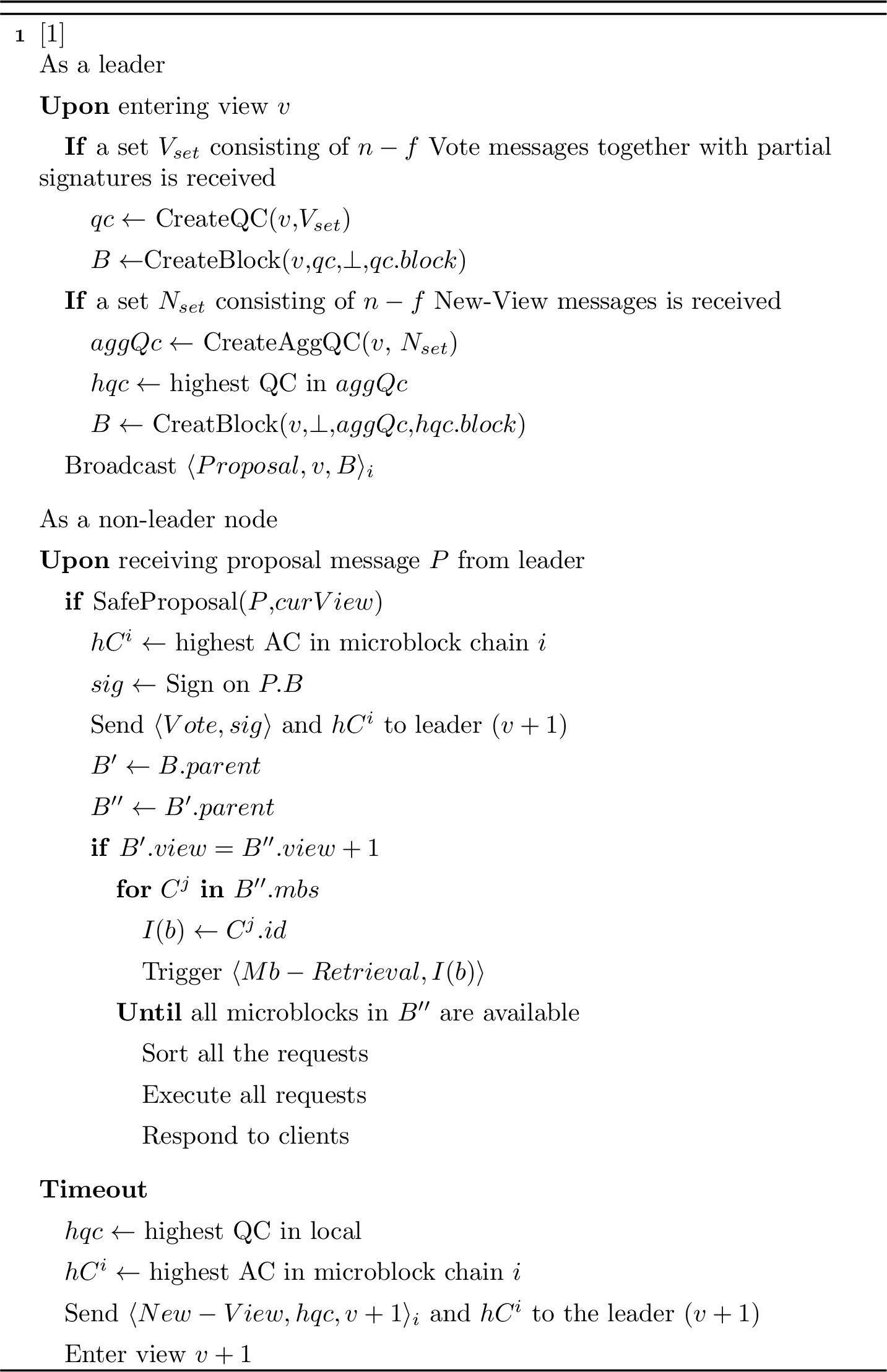 Figure 7: Imitater-FHS Protocol (for node i)