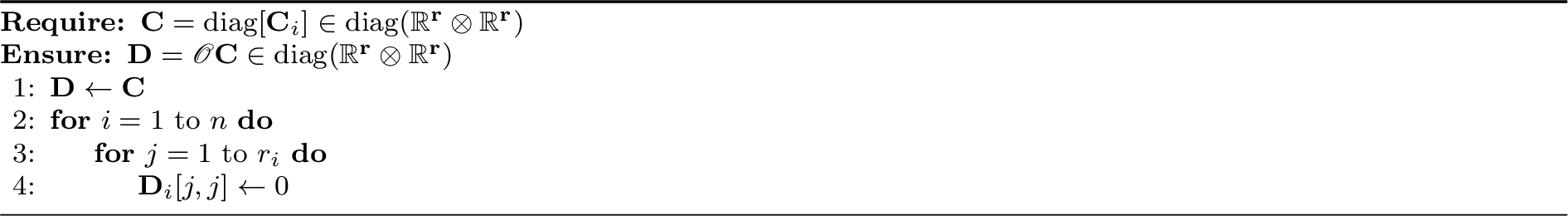 Figure 3: Diagonal Elimination