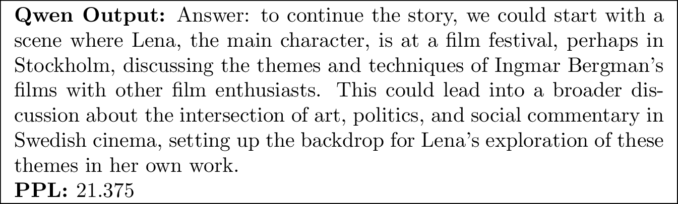 Figure 35: Result in Inference Qwen