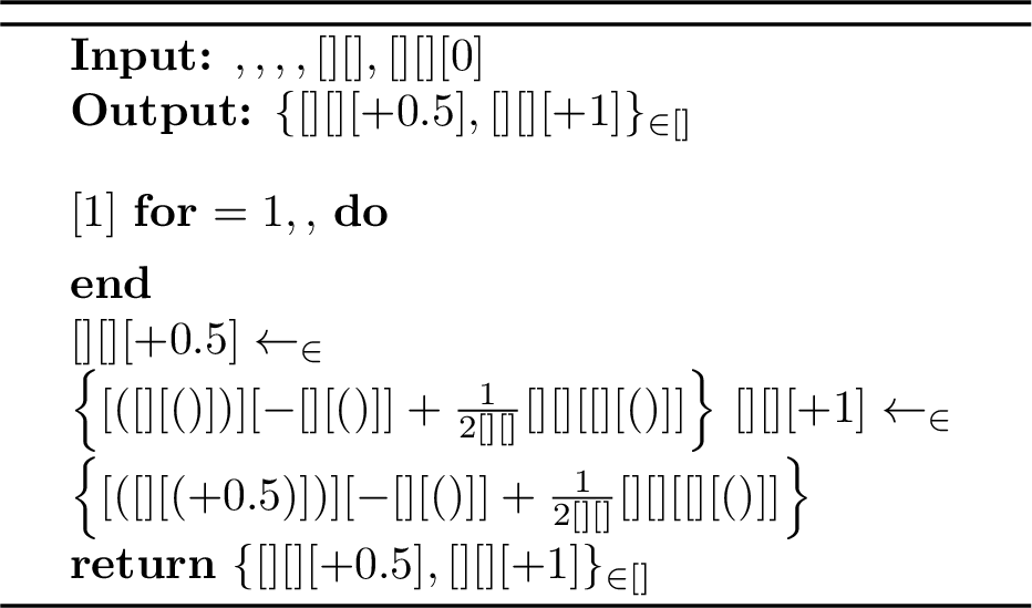 Figure 3: Mirror Extragradient Algorithm
