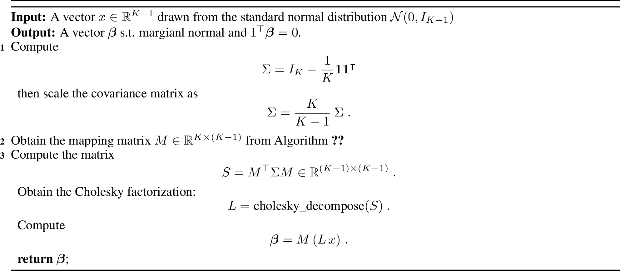 Figure 2: Sample from sum-to-zero Bayesian ridge