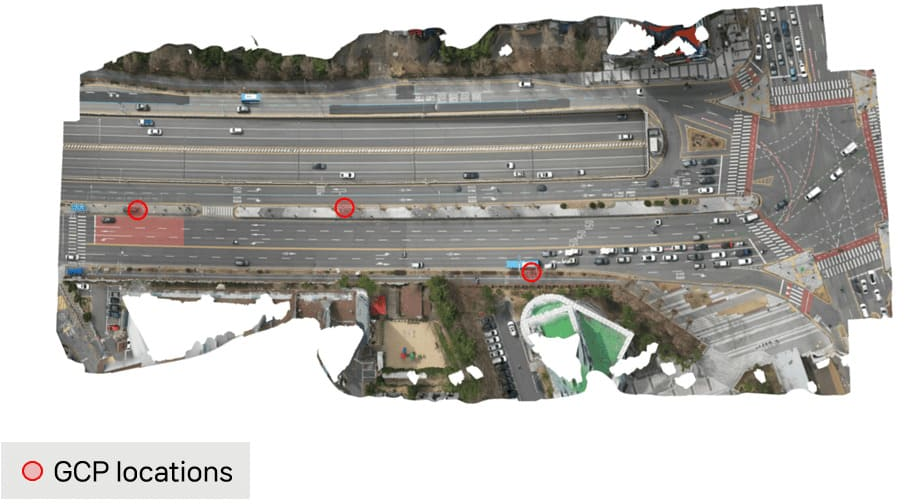 Figure 3: Example of orthophoto in Site H