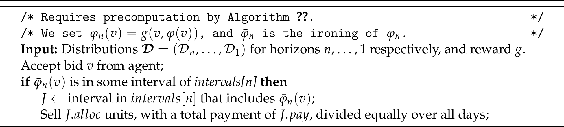 Figure 6: Fixed-Rate Stagewise Auction with Over-Time Cost