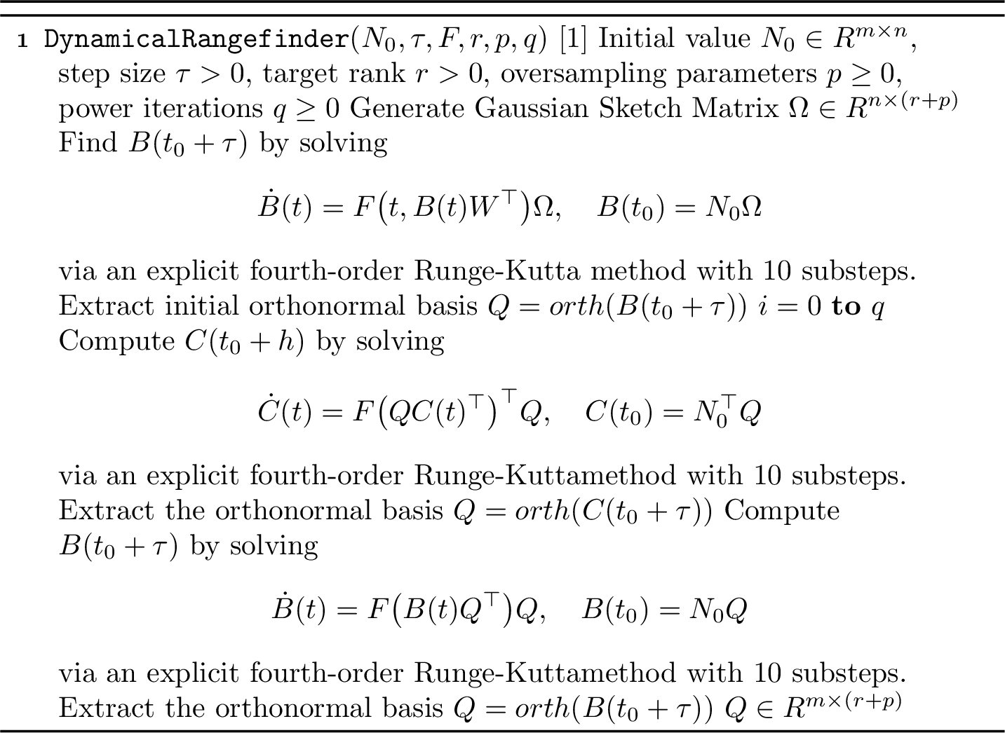 Figure 11: Dynamical Rangefinder