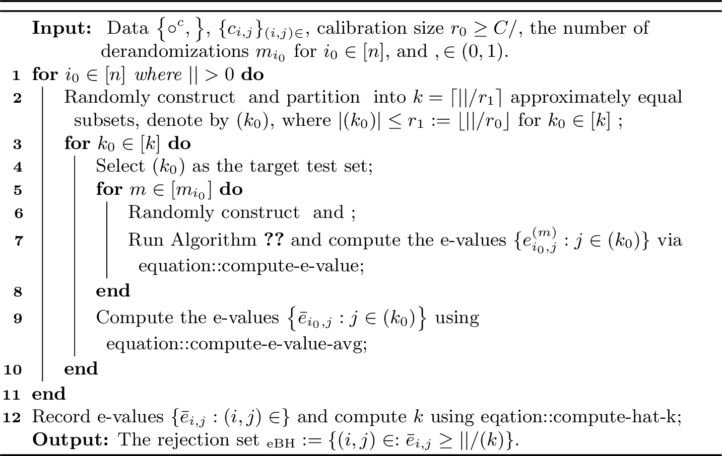 Figure 4: clp method via e-value derandomization