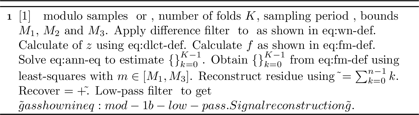 Figure 7: 1-Bit USF beyond Fourier Domain.
