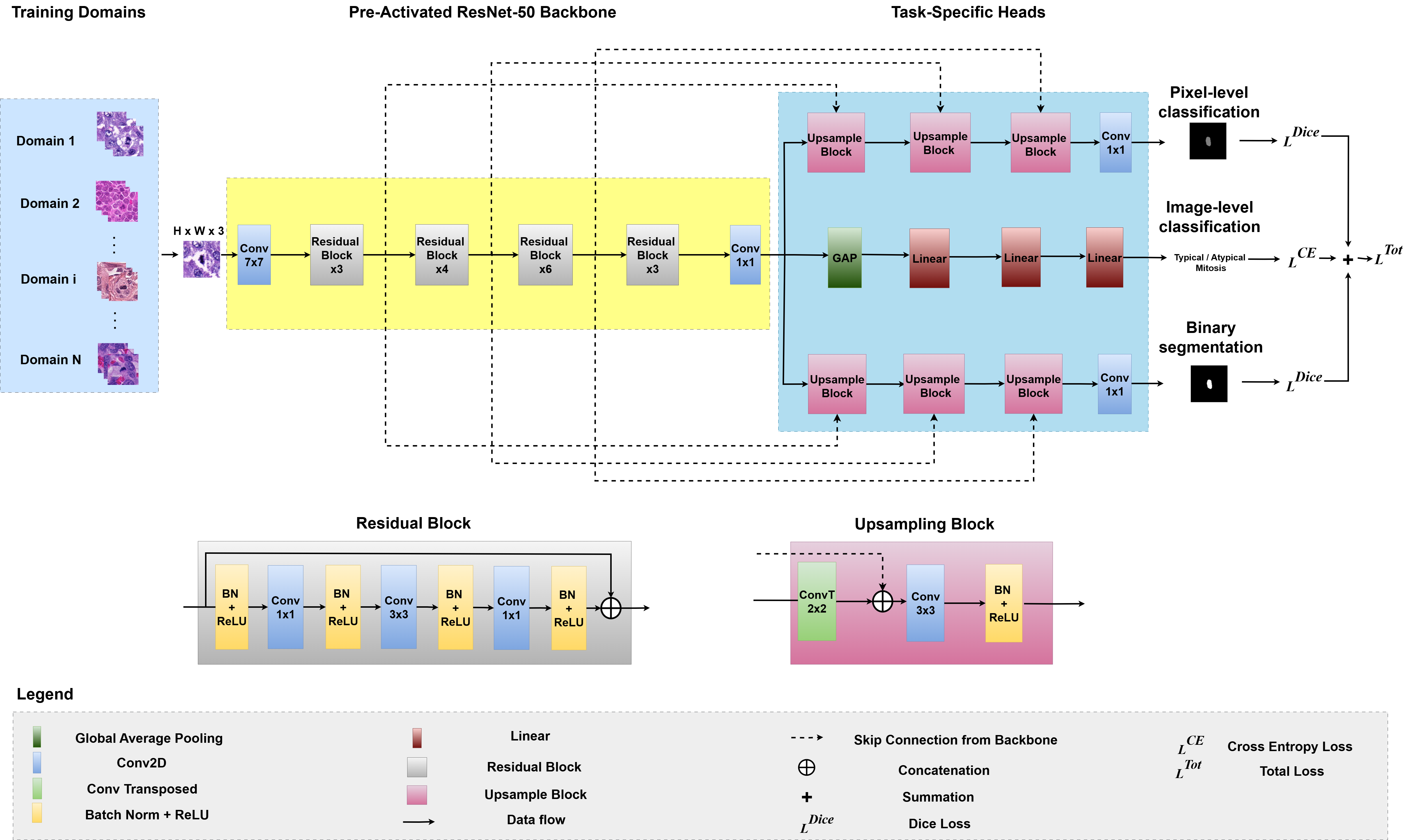 Figure 1: The proposed multi-task network