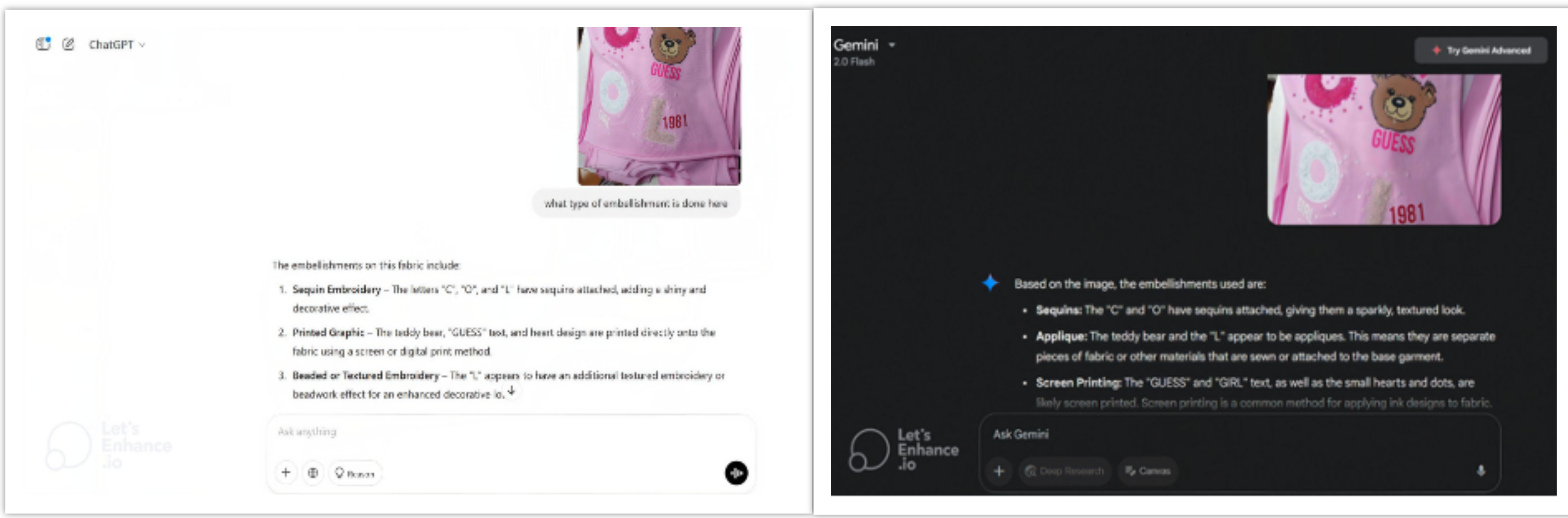 Figure 2: Input-2 classified by OpenAI’s DALL-E VS Input-2 classified by GeminiAI’s Imagen 3