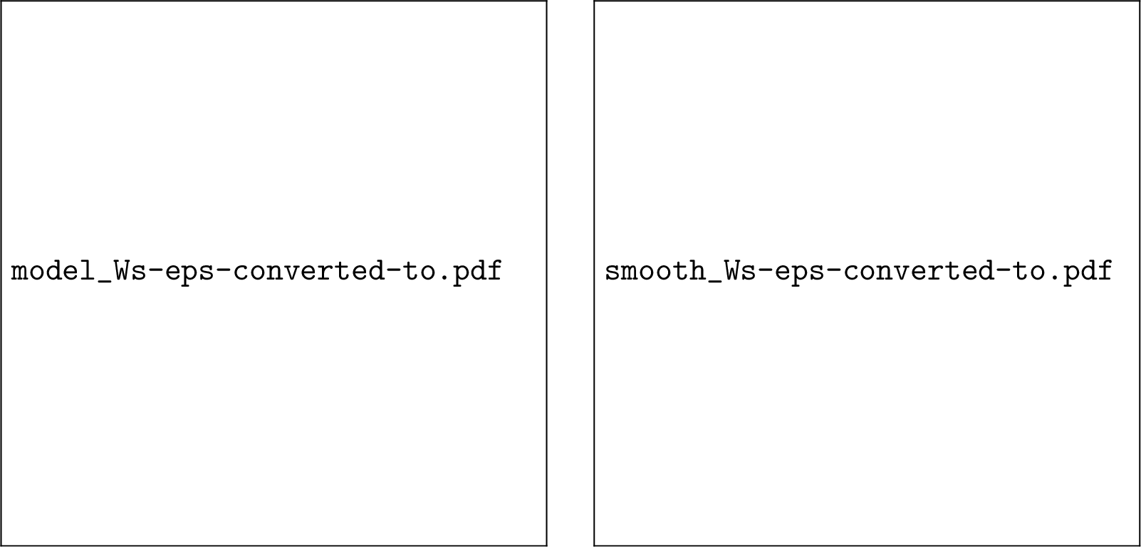 Figure 4: Left panel: an extended model for W that follows the curve of eq. 21 up to \eta_0, where it experiences a sudden jump to the corresponding attractor curve without \Delta, has the virtue of leading to simple mode functions. Right panel: the actual transition could occur smoothly, within a small window of conformal time.