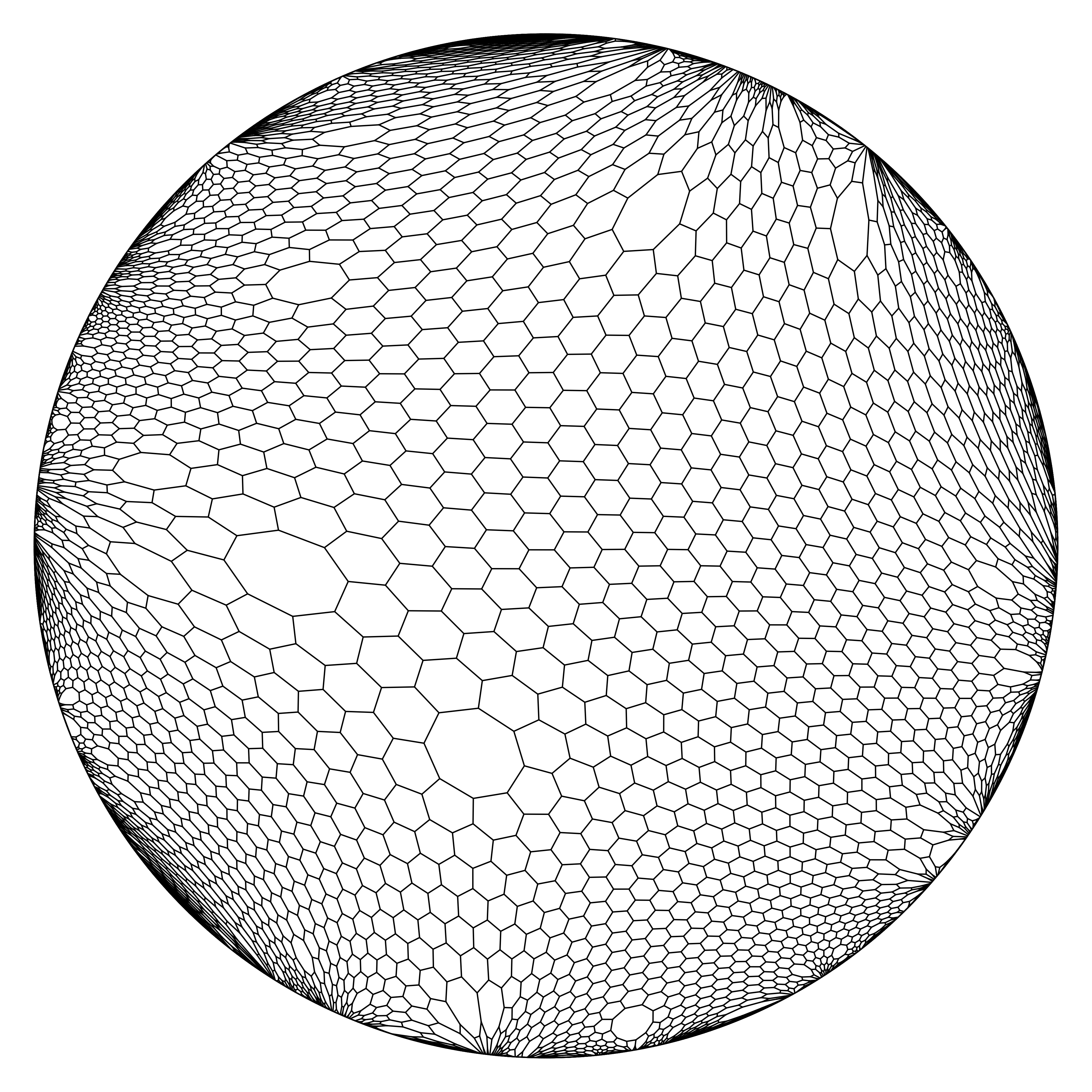 Figure 2: Uniform random reduced web with n=800 (2400 boundary vertices)