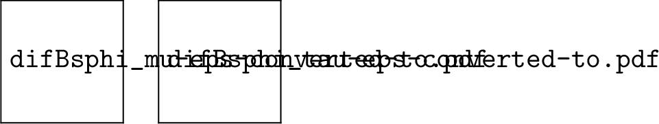 Figure 1: The behavior of the differential branching fraction {\cal B}(B_{s} \to \phi \ell^+ \ell^-).