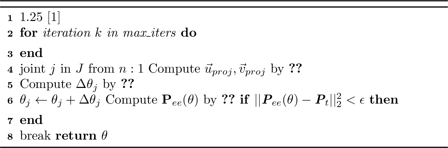 Figure 3: CCD (\boldsymbol{\theta}, \epsilon, \text{max\_iters} \rightarrow \boldsymbol{\theta}^*)