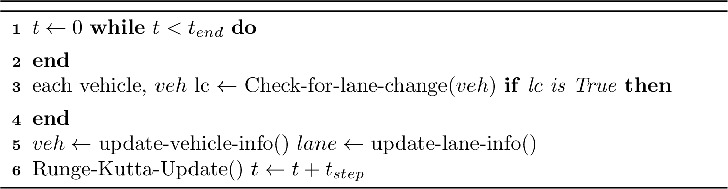 Figure 2: Main computational flow of the simulator