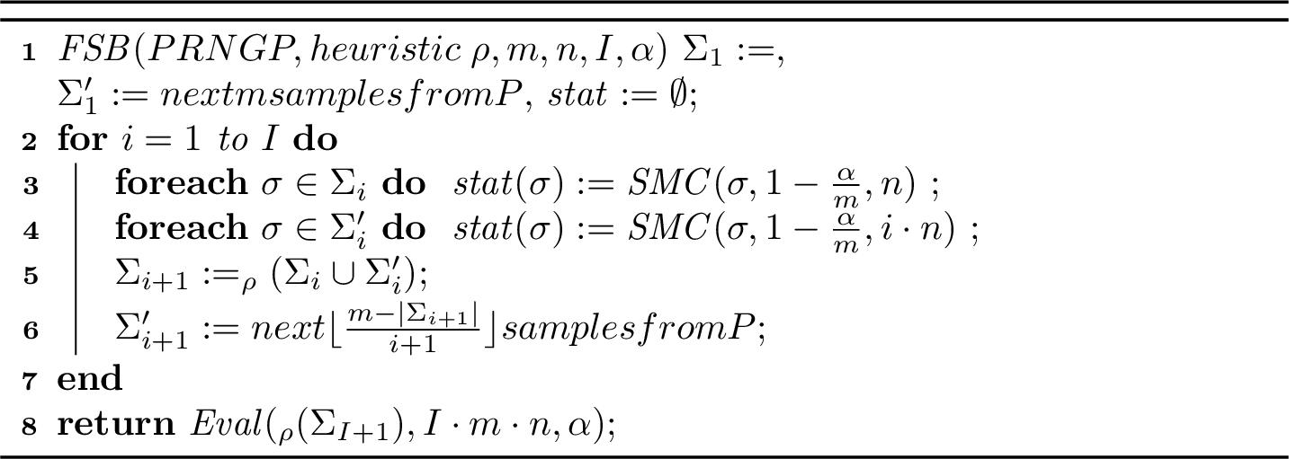 Figure 8: The fixed strategy budget (FSB) algorithm.
