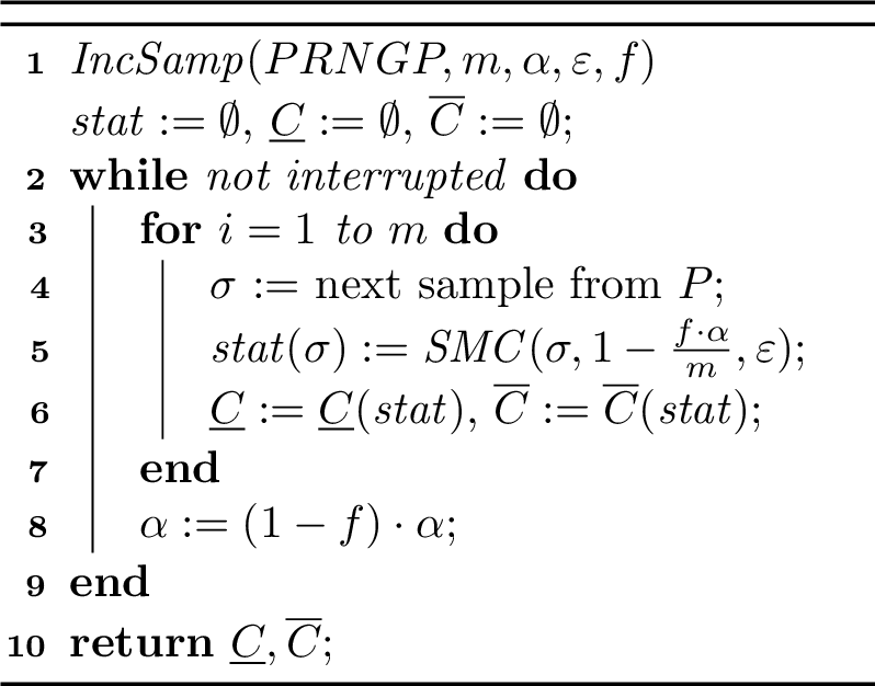 Figure 3: Incremental Sampling