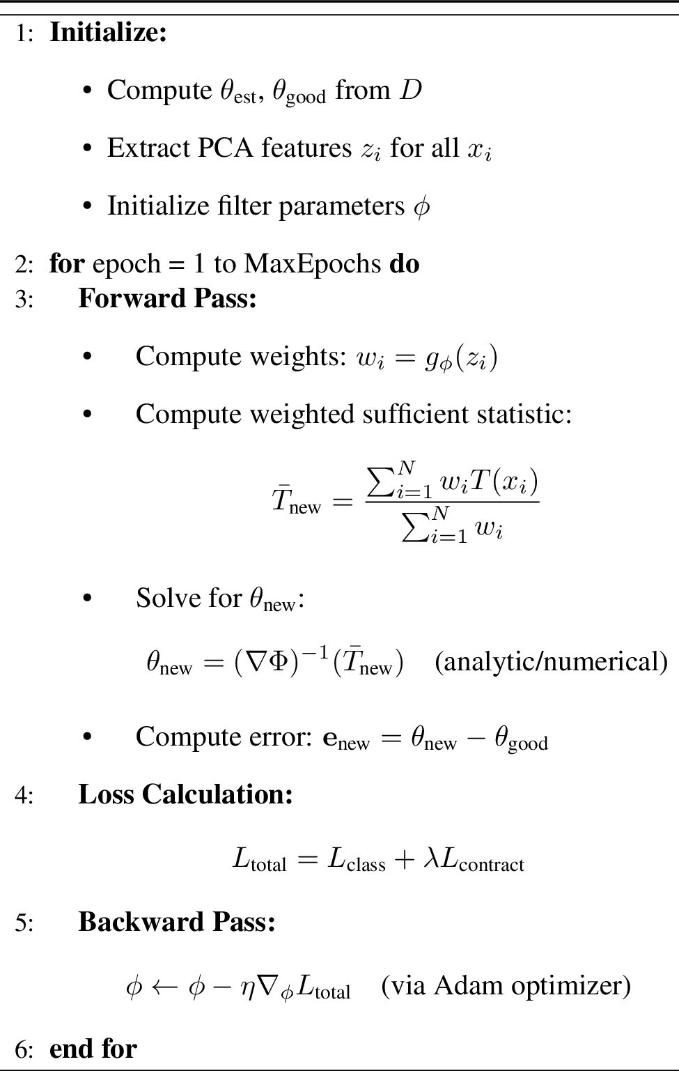 Figure 6: Filter Training