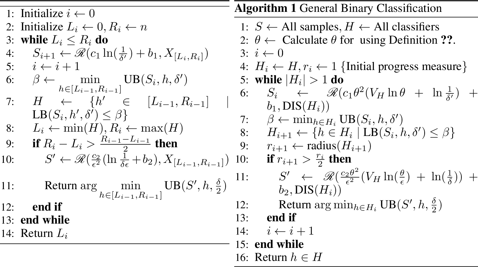 Figure 3: Stump algorithm