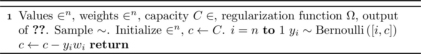 Figure 4: Sampling from \pi^{\boldsymbol{w},C}_{\boldsymbol{\theta},\Omega}