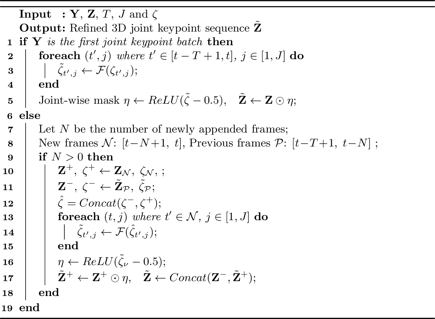 Figure 2: Temporal refinement of 3D joint estimates