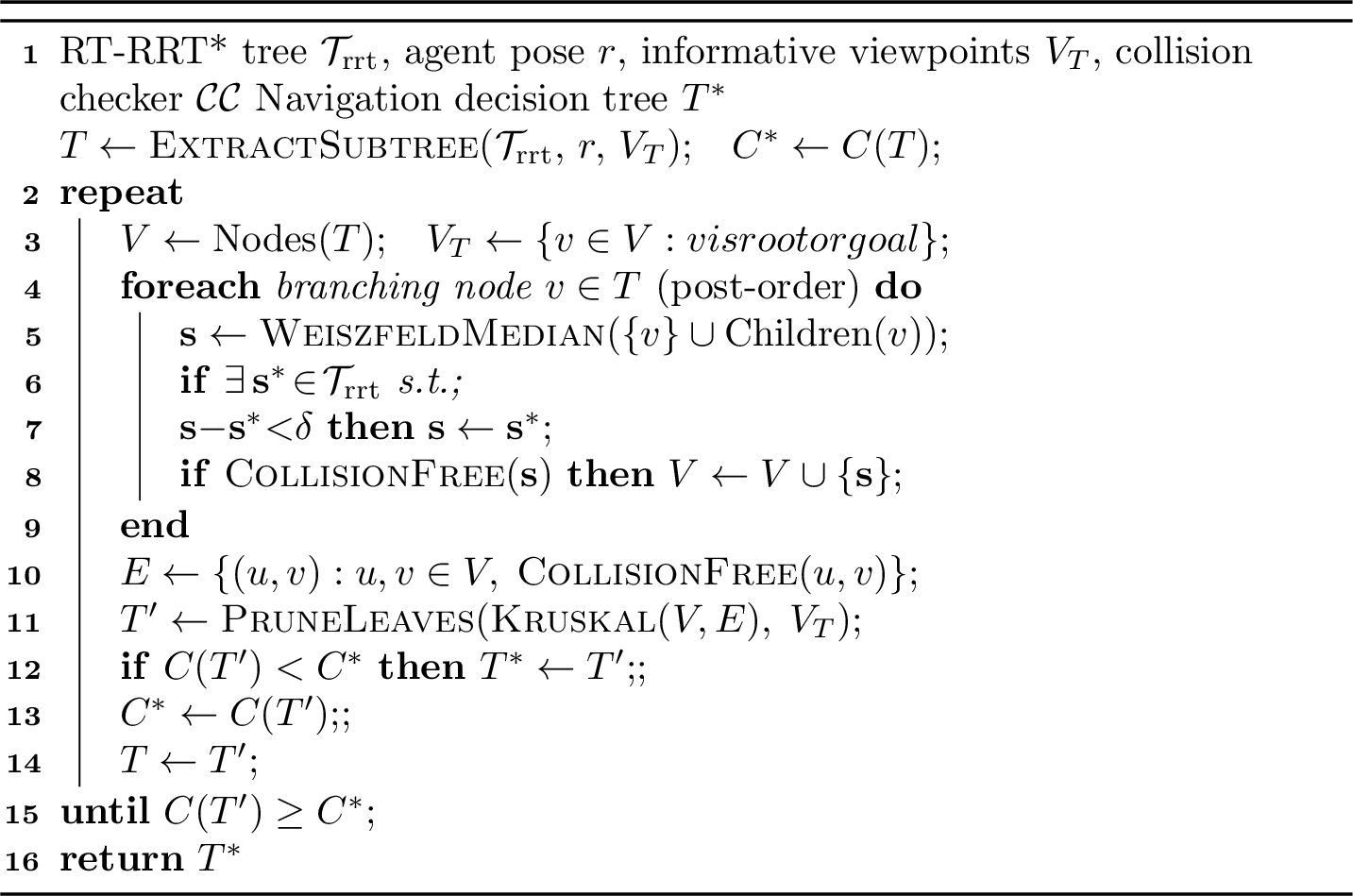 Figure 4: Navigation Decision Tree Generation