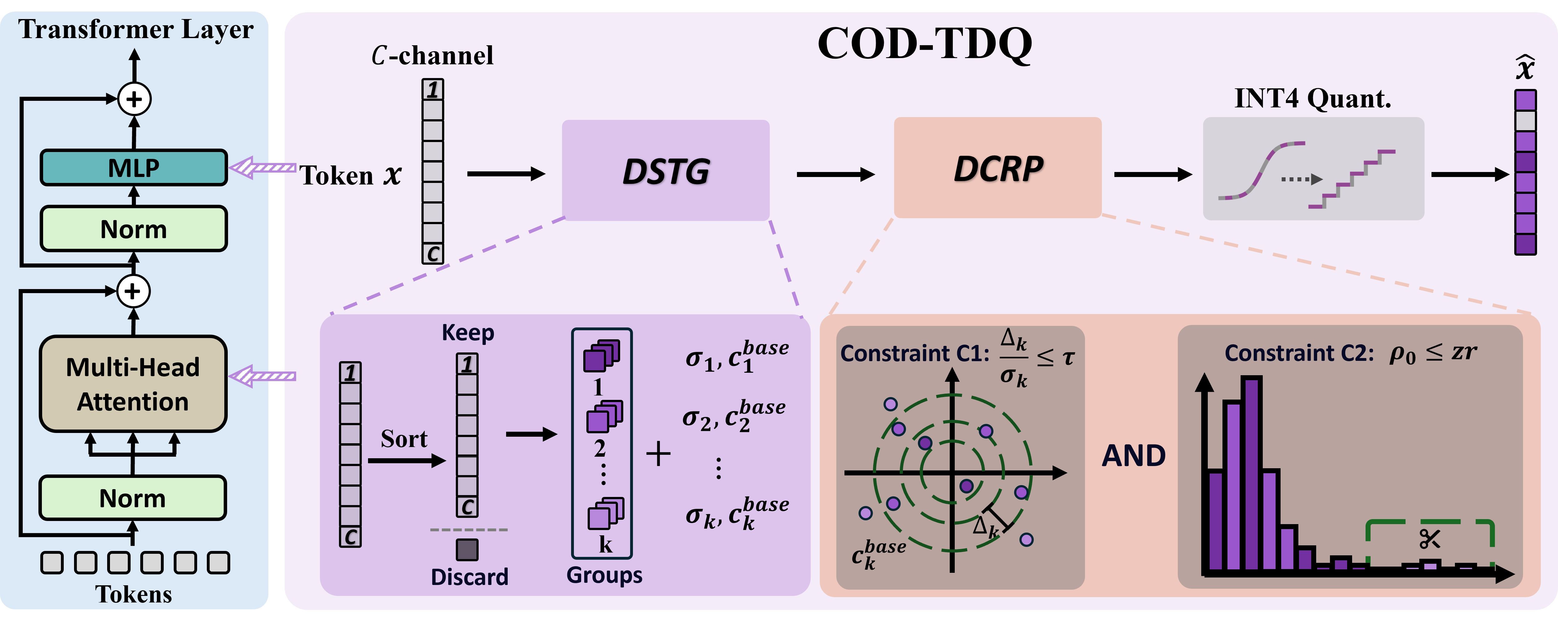 Figure 4: COD-TDQ (DSTG and DCRP) pipeline overview.