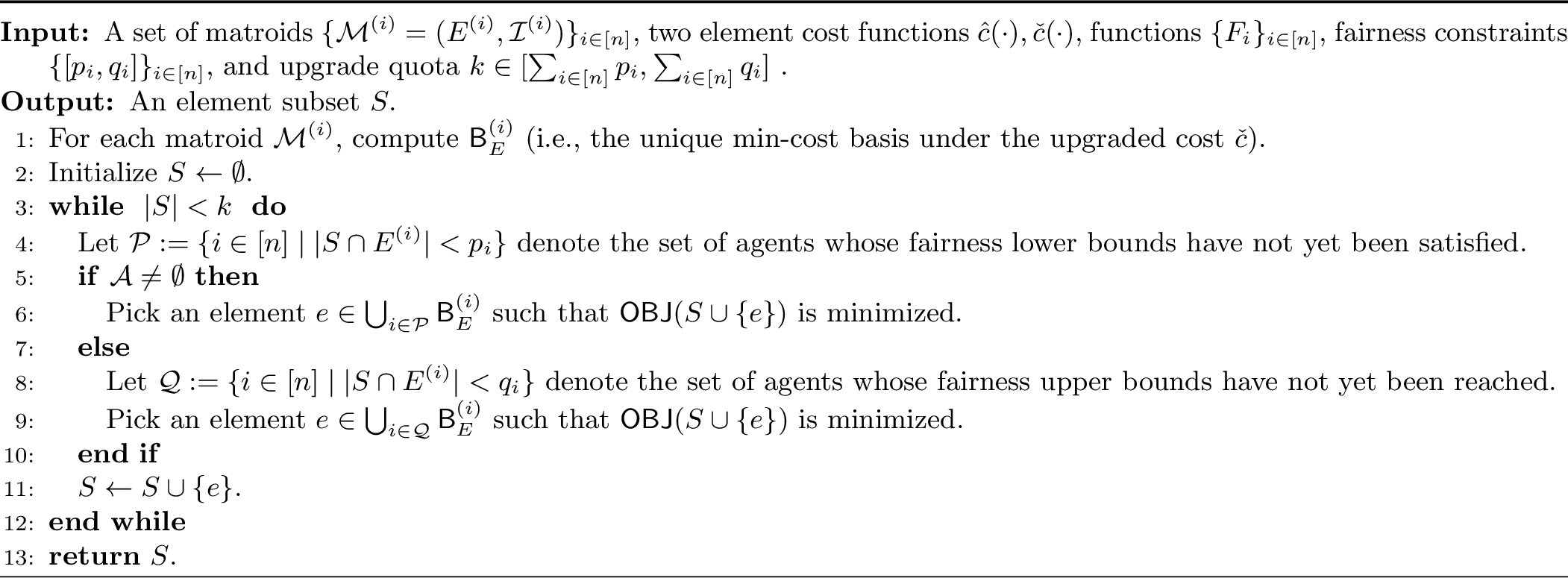 Figure 6: Greedy Upgrading for Fair-MMUP