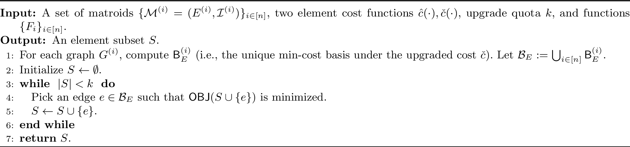 Figure 5: Greedy Upgrading for MMUP