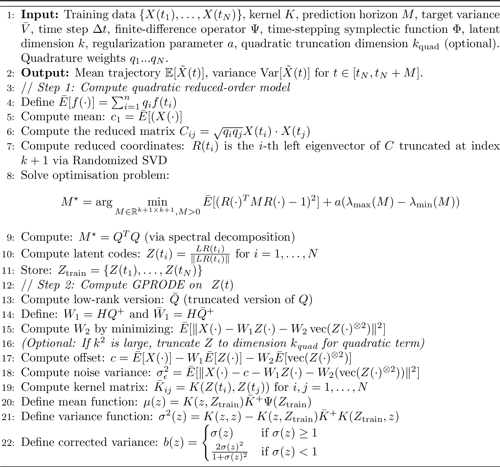 Figure 3: QGPRODE Training and Prediction