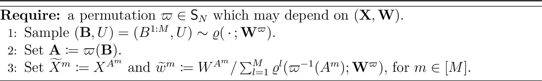 Figure 16: resampling with weight re-ordering